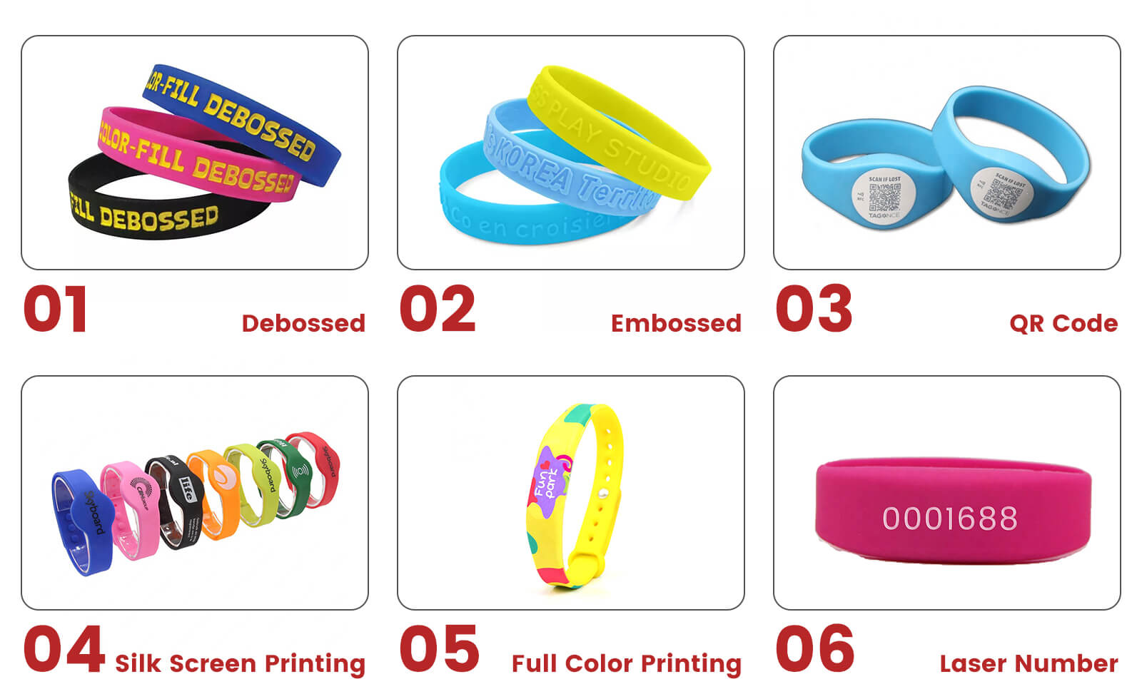 Water Park RFID Silicone Wristband