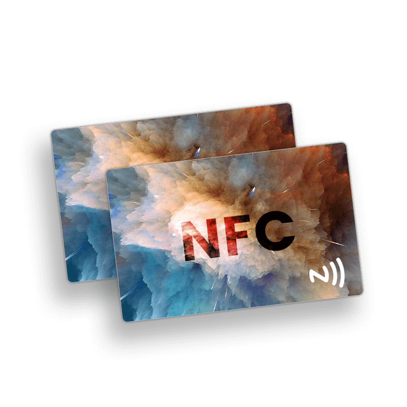 Fabricante de tarjeta de PVC inteligente NFC pasiva imprimible personalizada 13.56MHz NTAG213