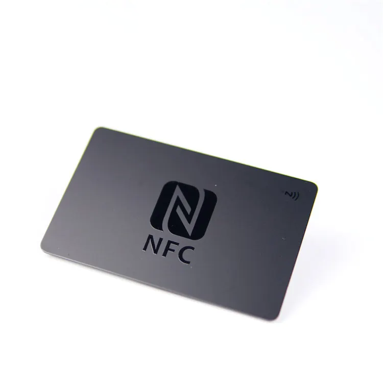 Custom NFC Black PVC Card