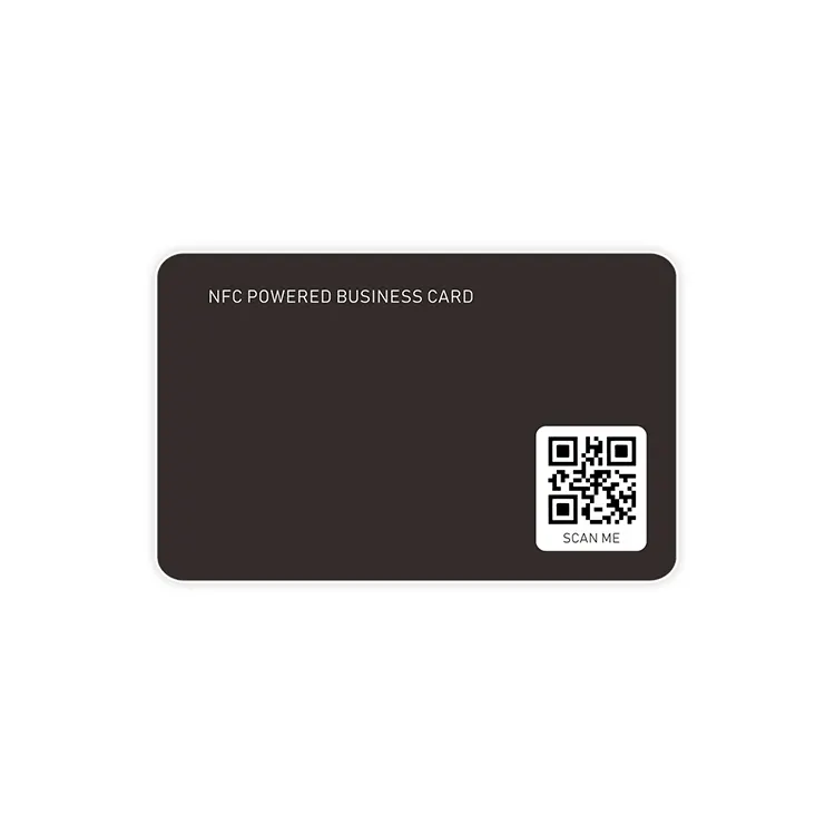 Fabricante de tarjetas de medios sociales NFC de negocios digitales programables personalizados de 13,56 MHz