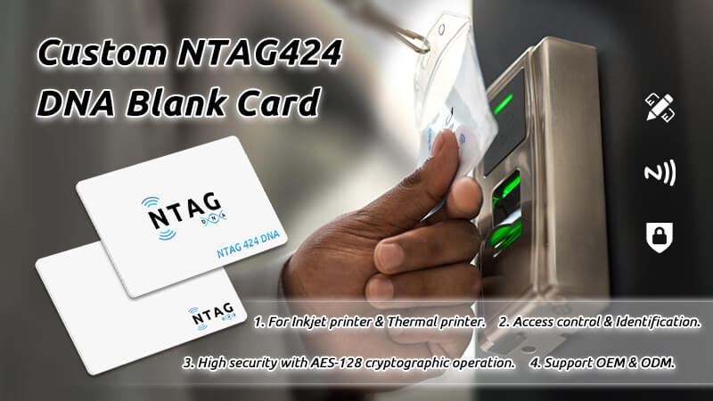 RFID NTAG424 DNA Blank Card