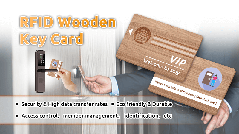 RFID Wooden Key Card