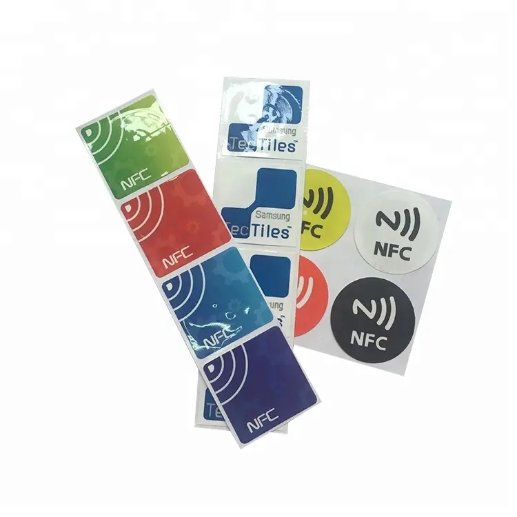 Fabricante de etiquetas adhesivas personalizadas al por mayor de 13,56 MHz NFC PVC MIFARE 1K